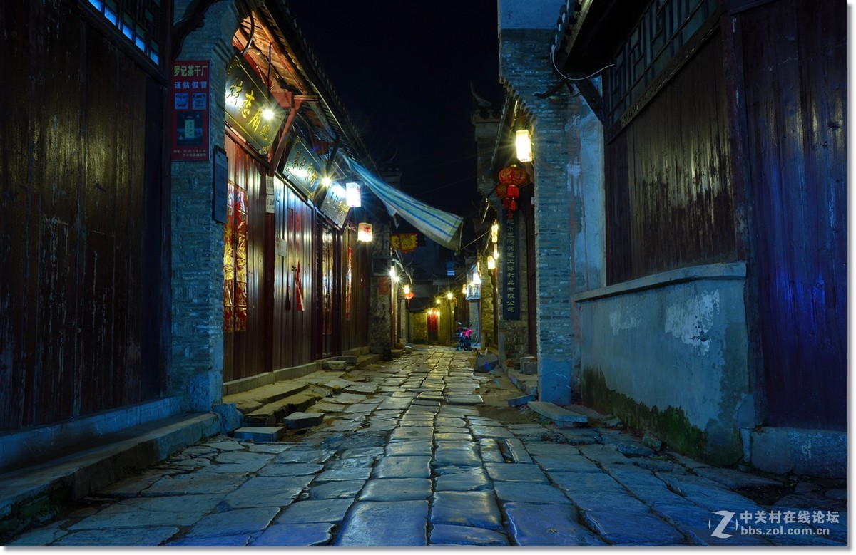 三河古镇夜景