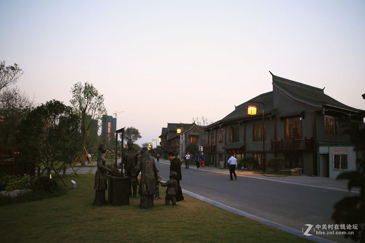 清江浦大闸口黄昏景