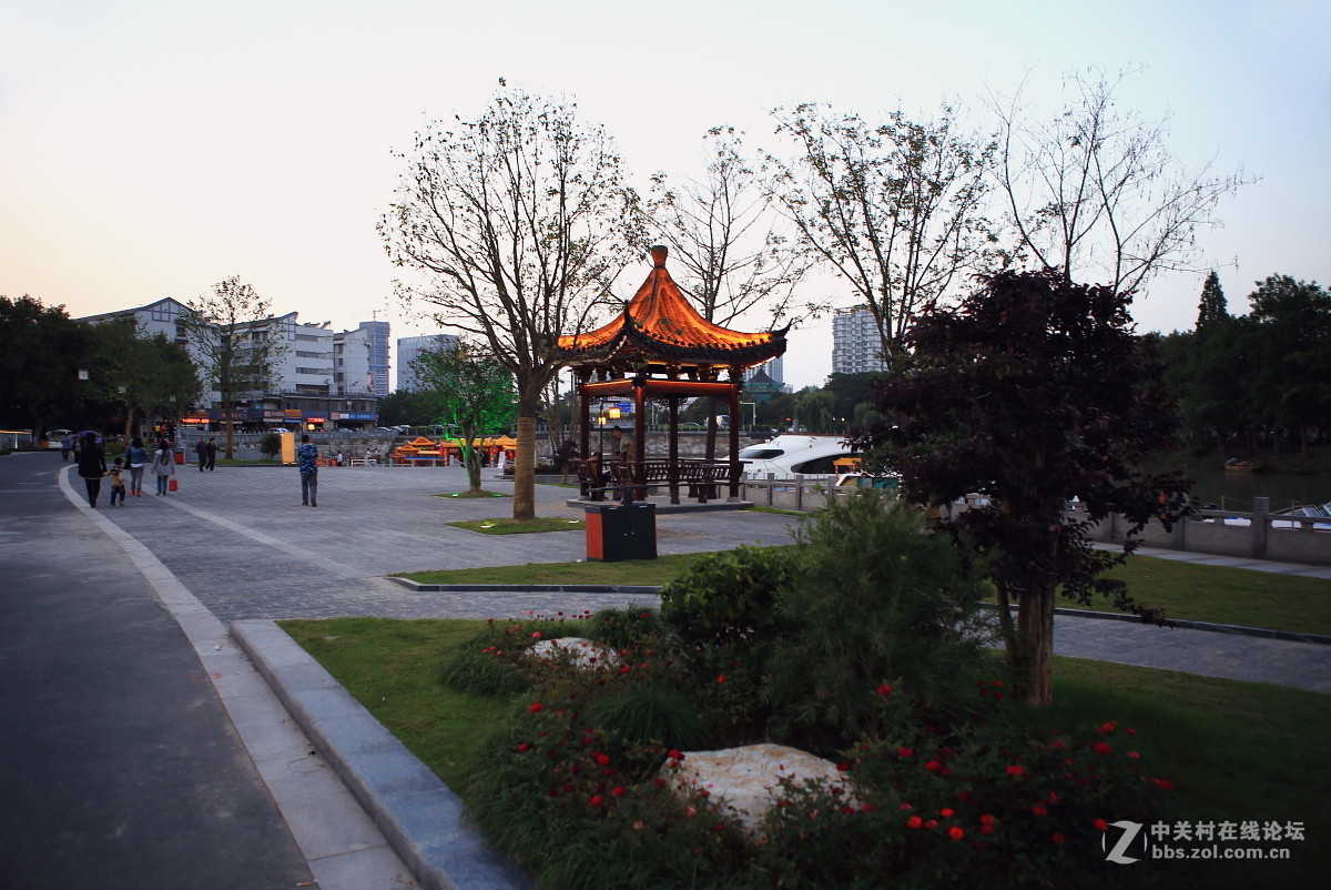 清江浦大闸口黄昏景
