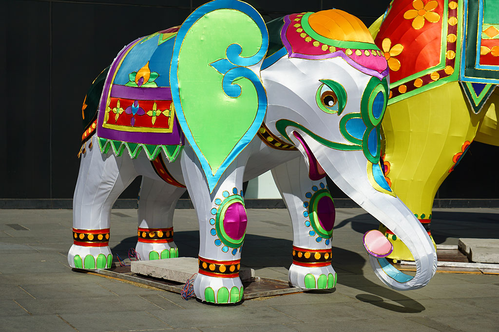 春节前三里屯有灯会