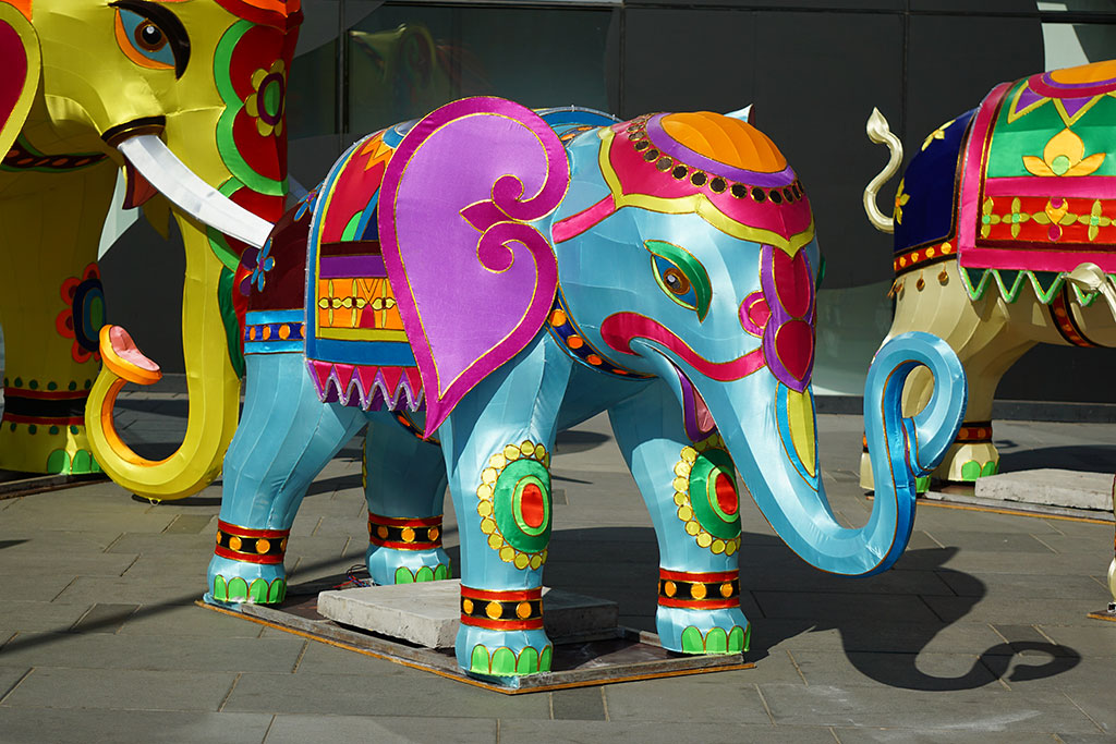 春节前三里屯有灯会