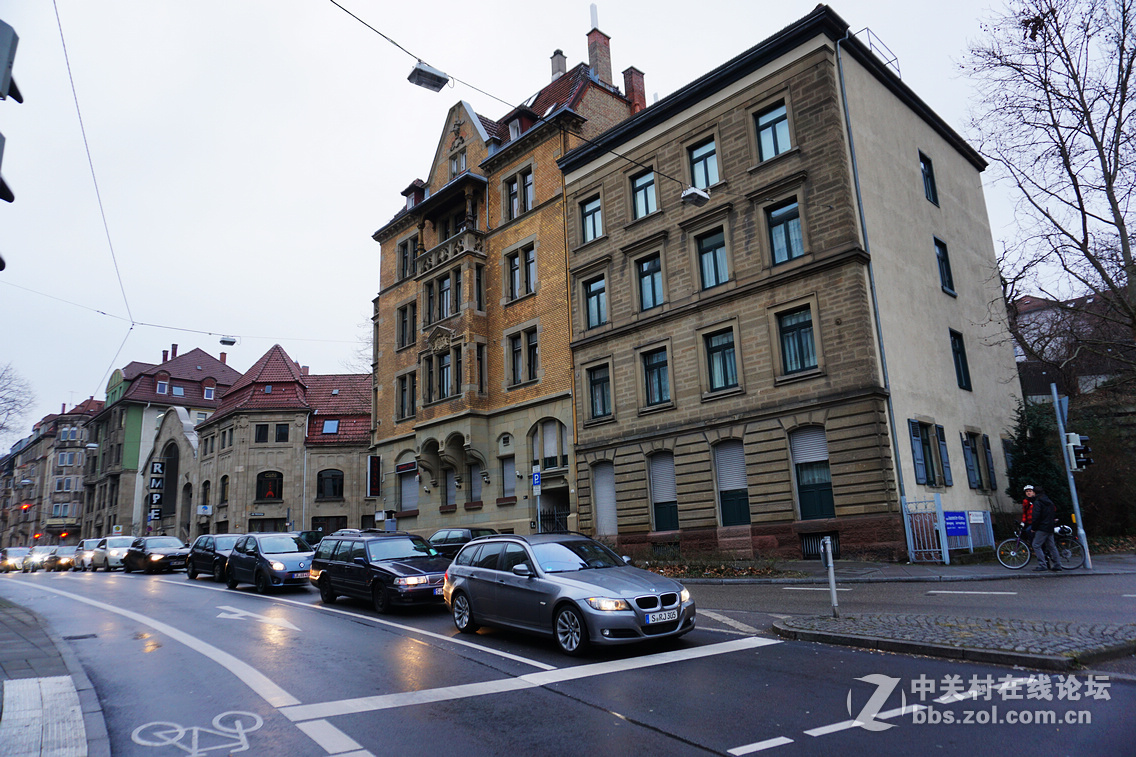 斯图加特街景及皇宫