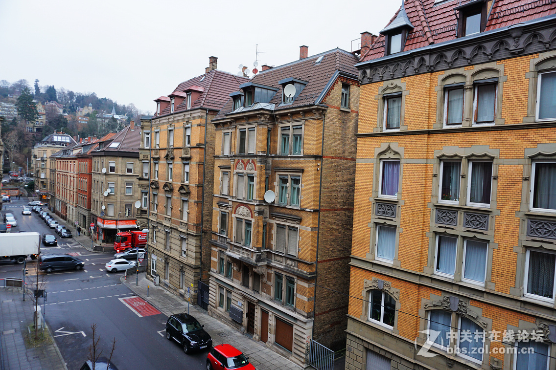 斯图加特街景及皇宫