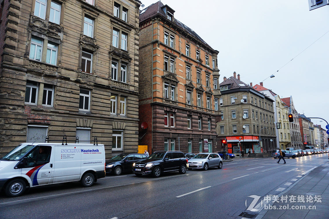 斯图加特街景及皇宫