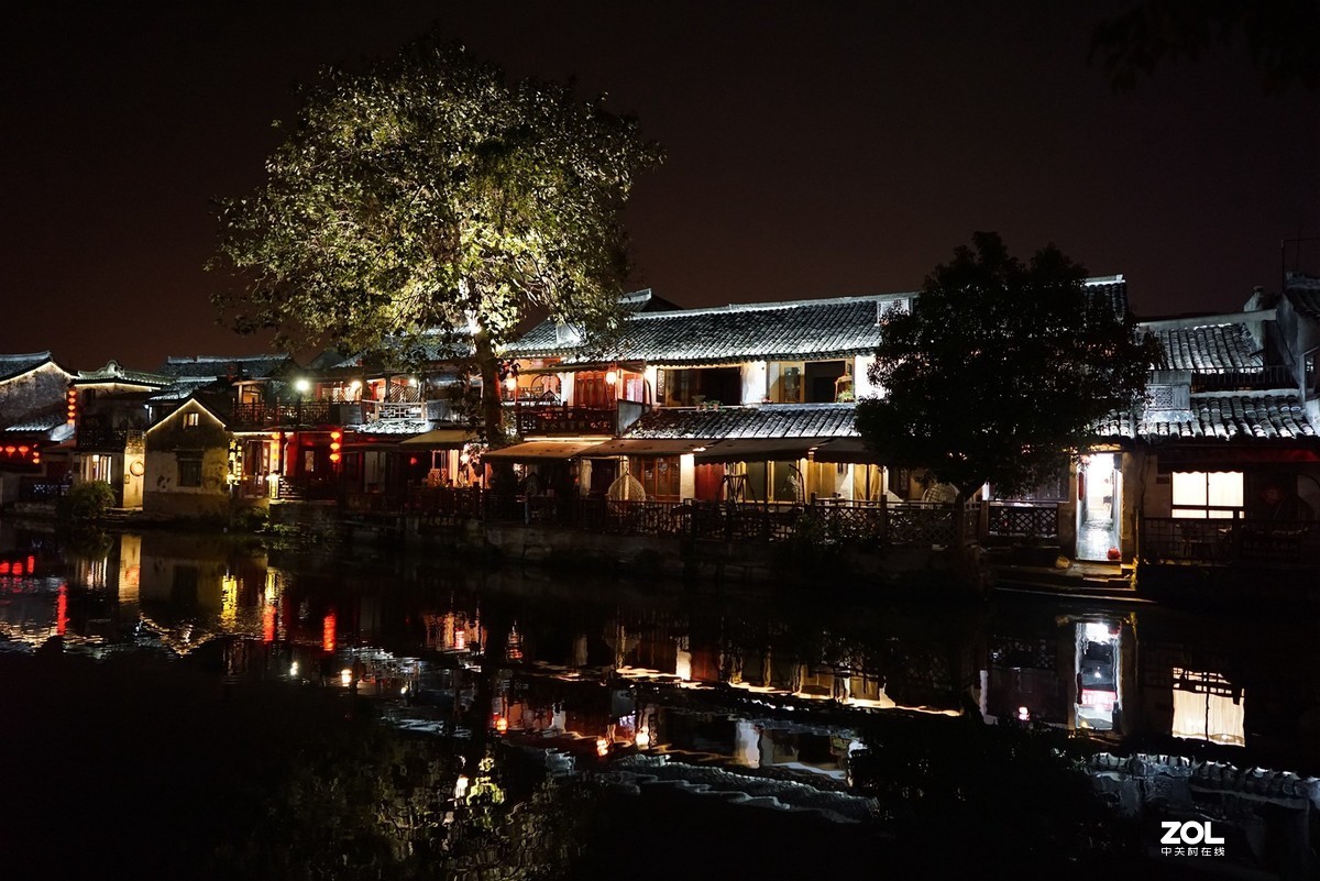 国庆节前夕的西塘夜色