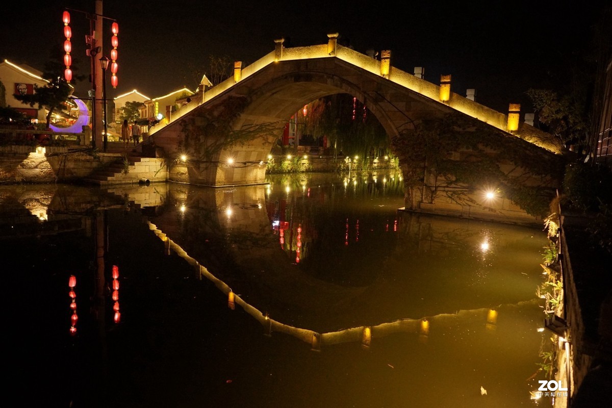 国庆节前夕的西塘夜色