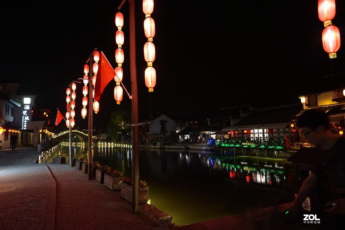 国庆节前夕的西塘夜色