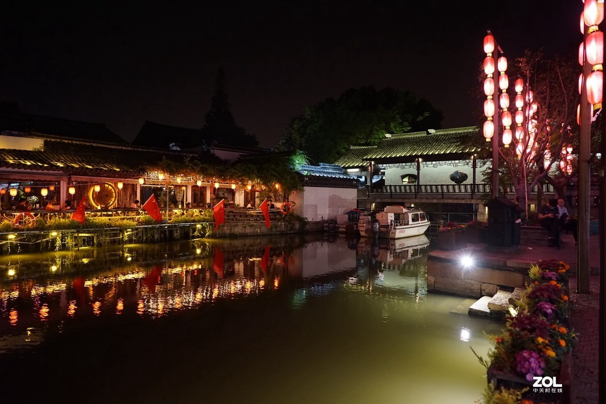 国庆节前夕的西塘夜色