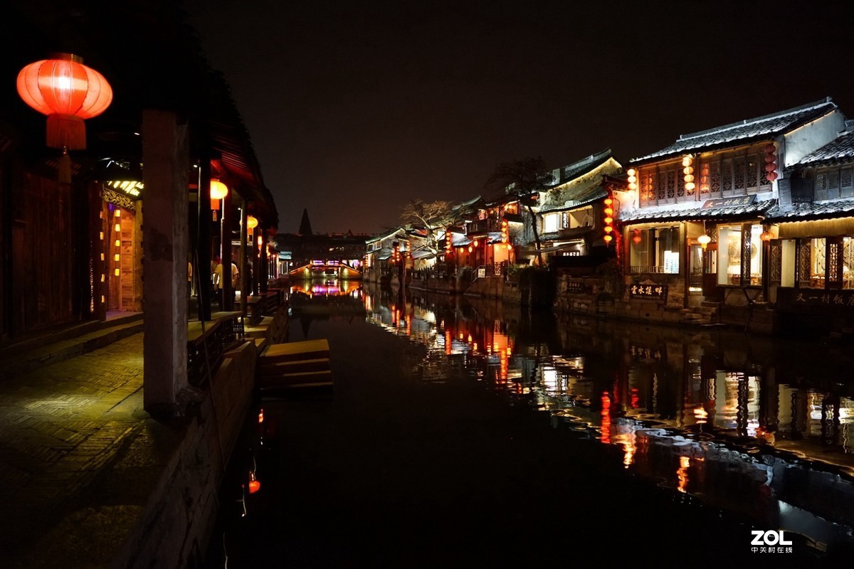 国庆节前夕的西塘夜色