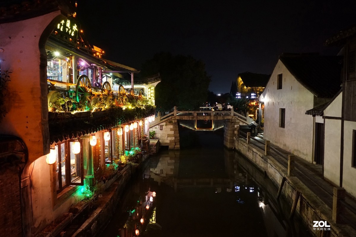 国庆节前夕的西塘夜色