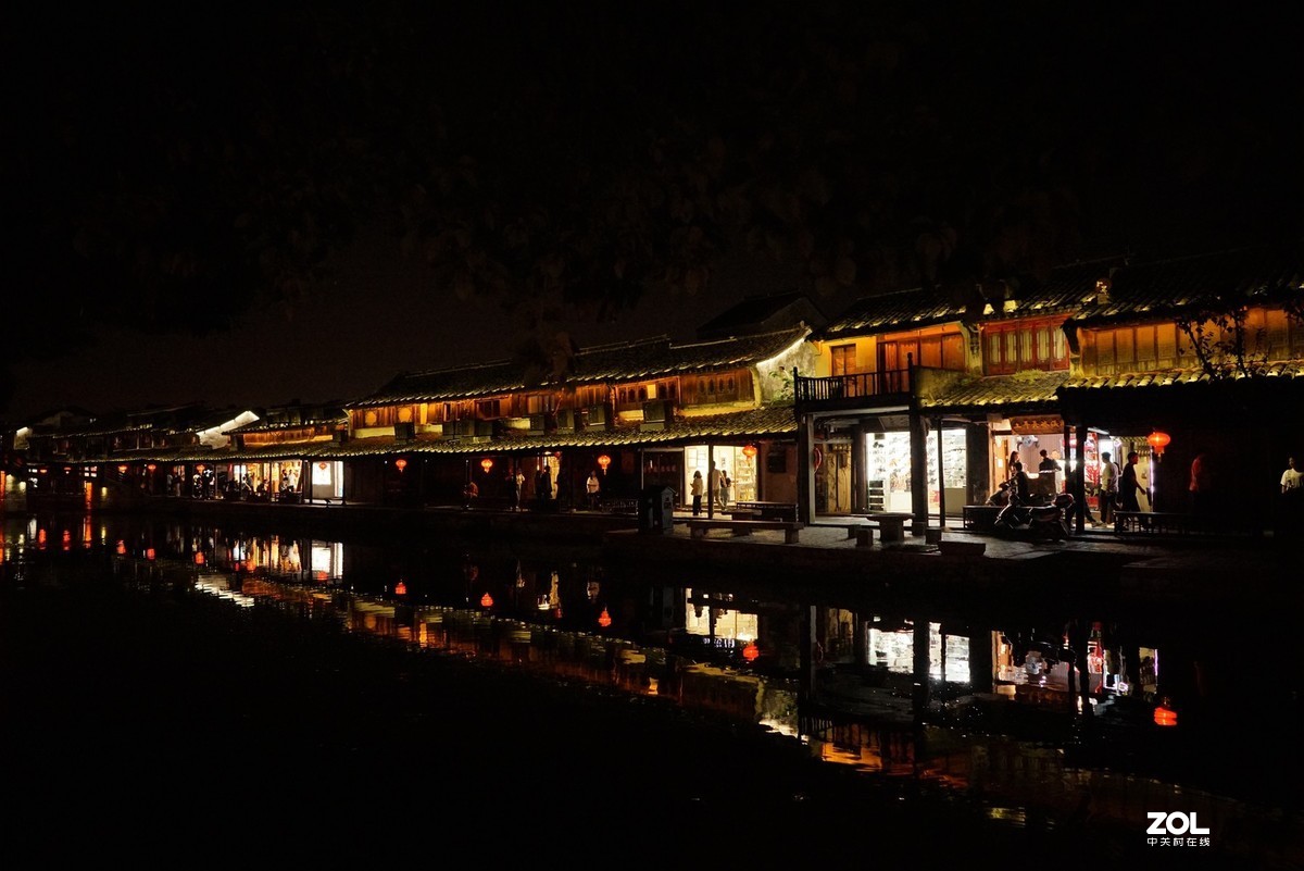 国庆节前夕的西塘夜色