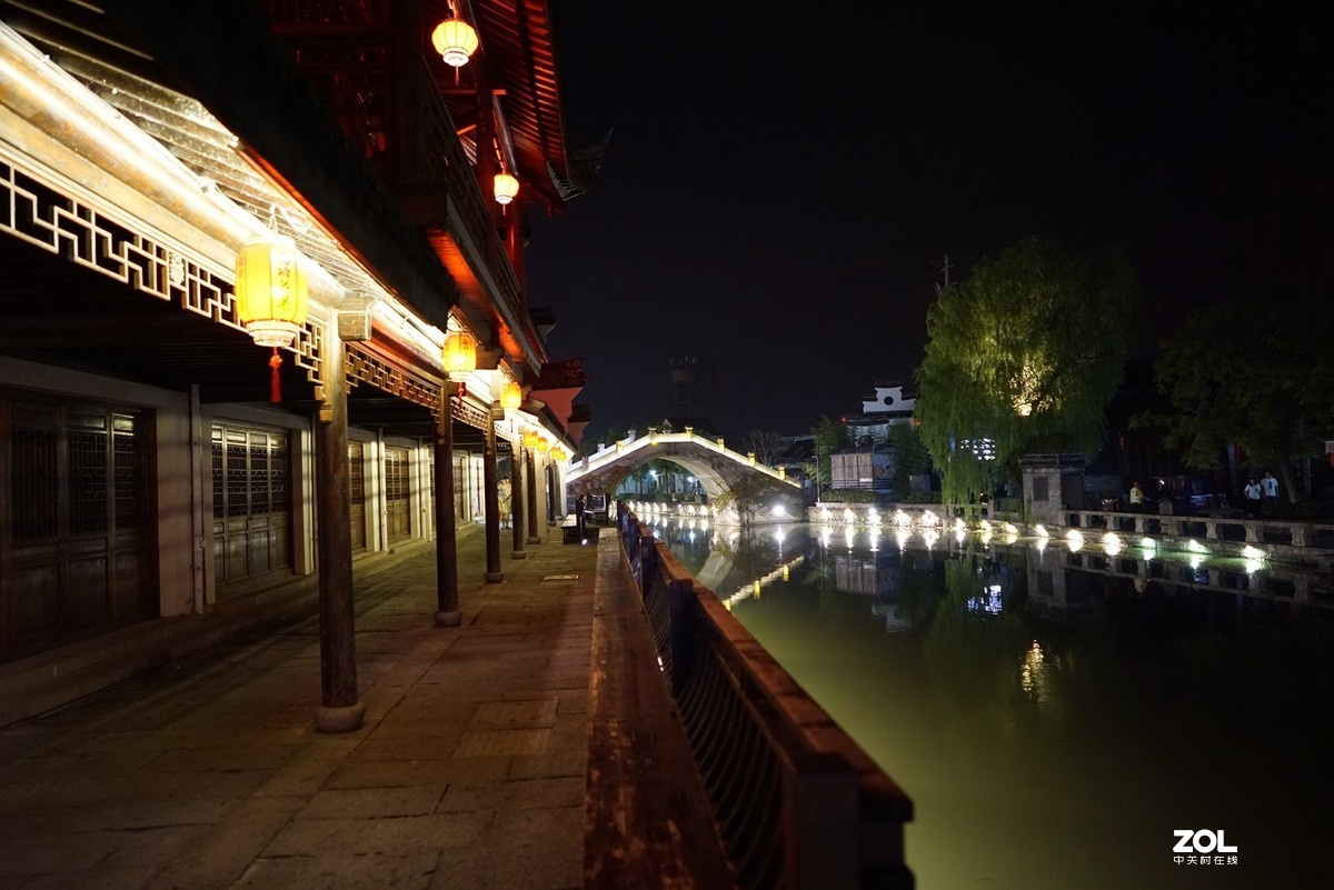 国庆节前夕的西塘夜色