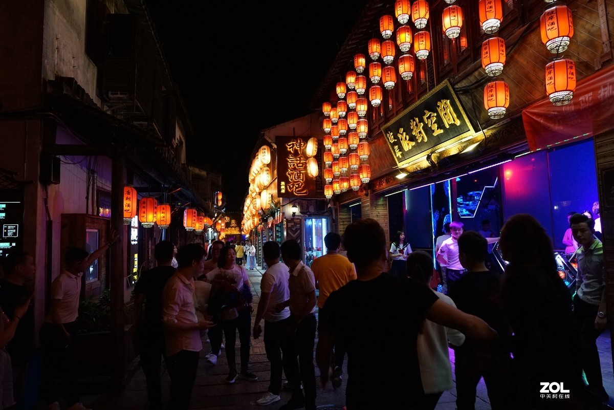 国庆节前夕的西塘夜色