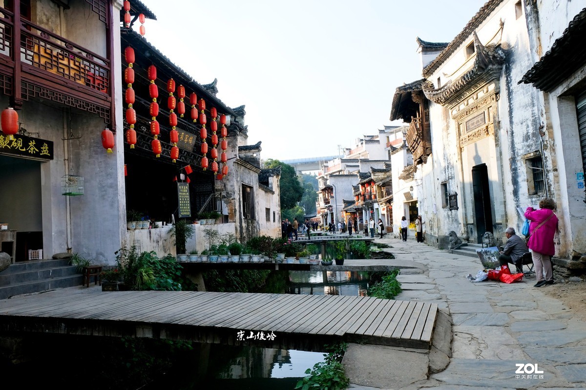 婺源李坑村人民景观