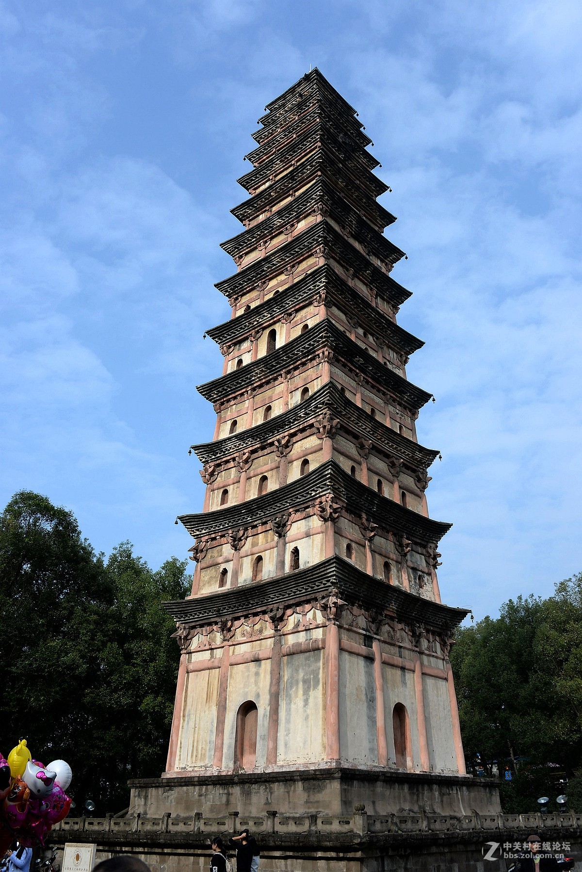 家乡美南充白塔公园