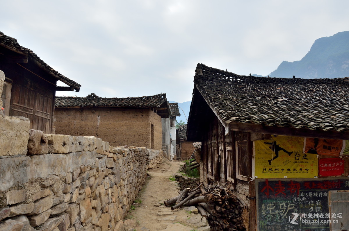 大渡河古路村图片