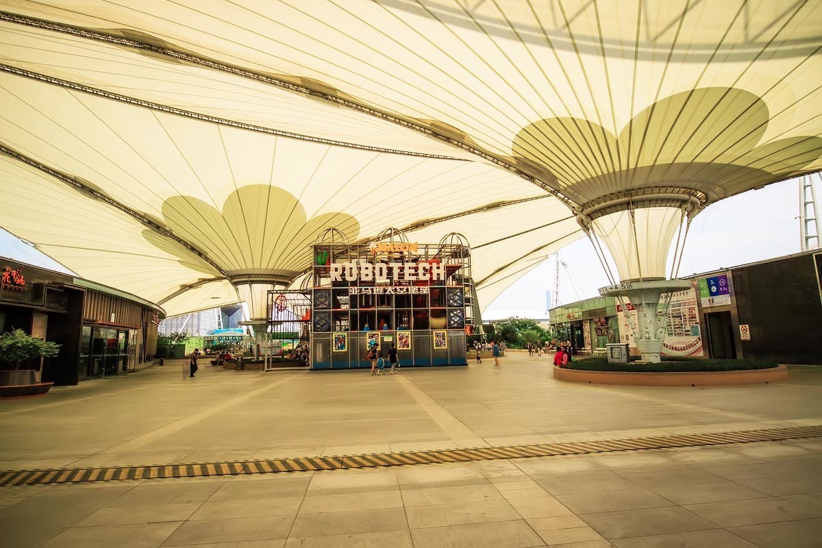 张拉膜顶盖下 2