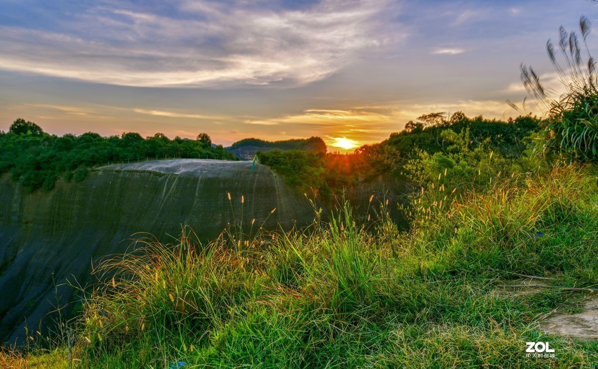 高椅岭日落前的秀丽