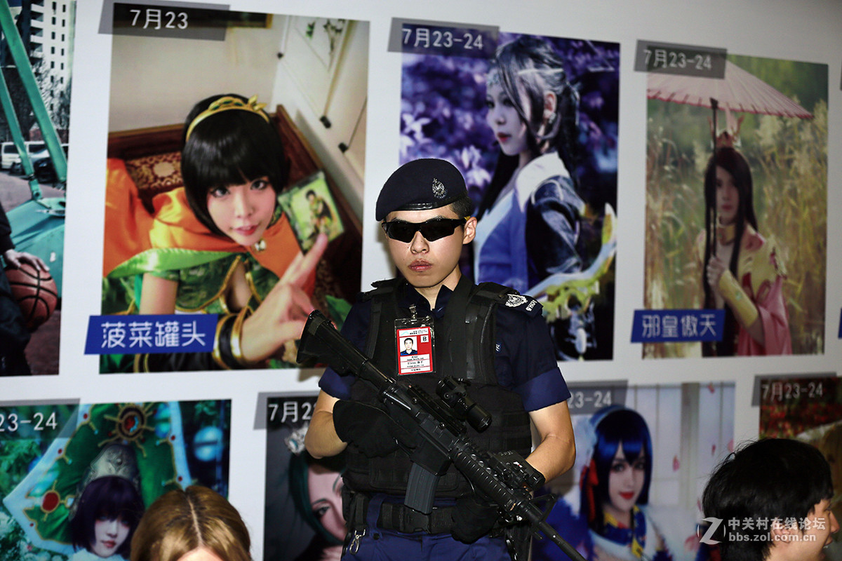 北京第十七届国际动漫展上的cosplayer