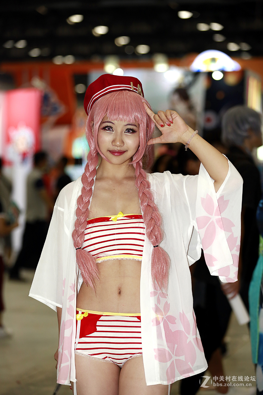 北京第十七届国际动漫展上的cosplayer