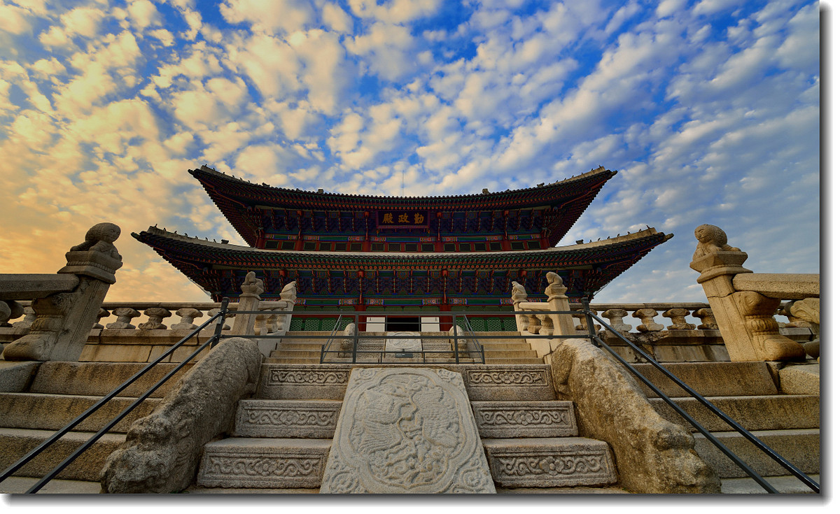 韩国游记景福宫青瓦台人文建筑