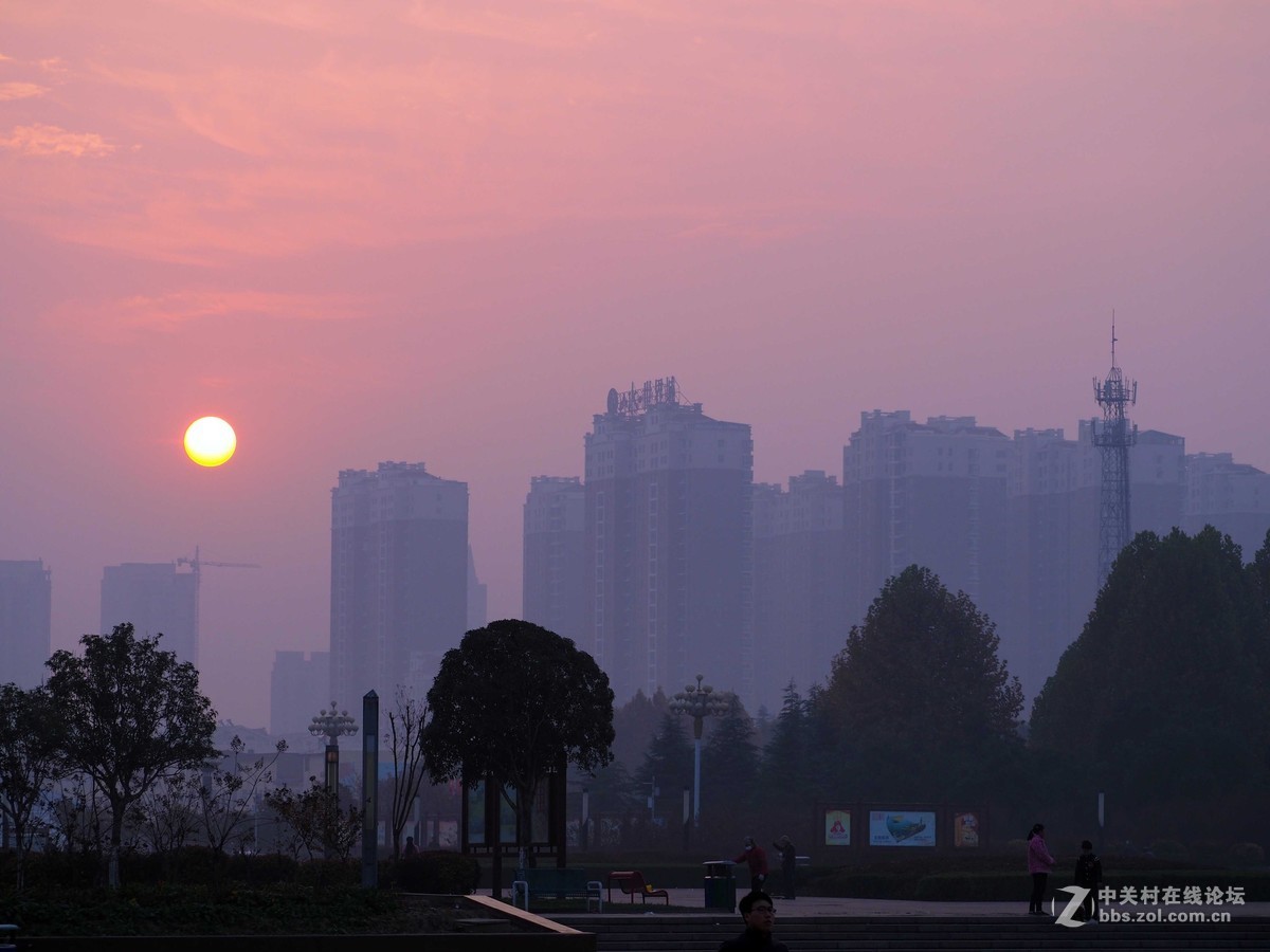 家乡小城的早上