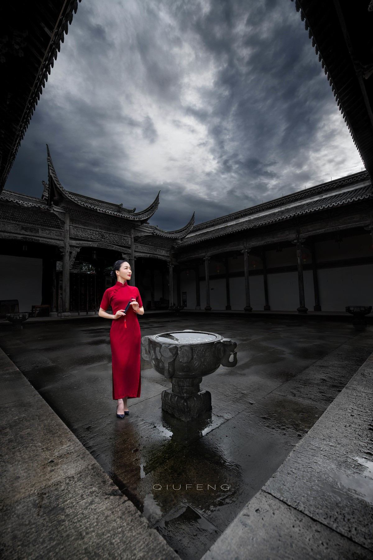 《江南韵》之九峰暮色