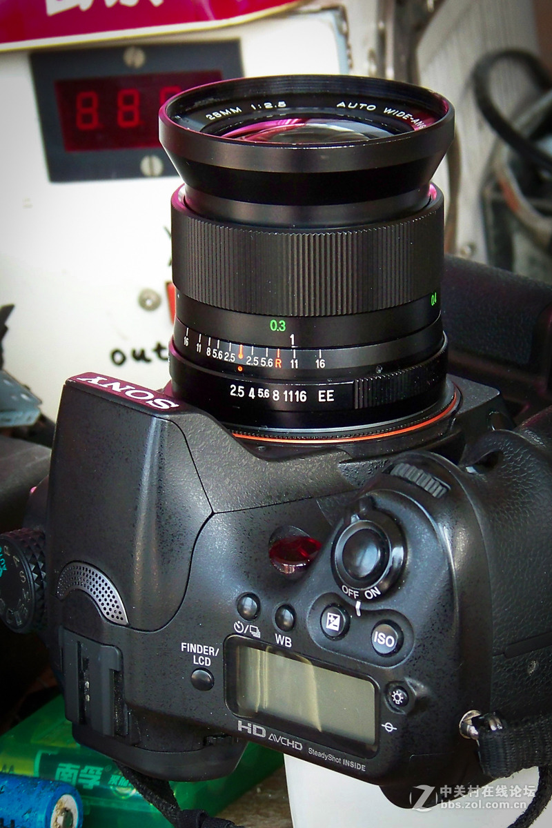 AR口威达28MM F2.5镜头改索尼MA口