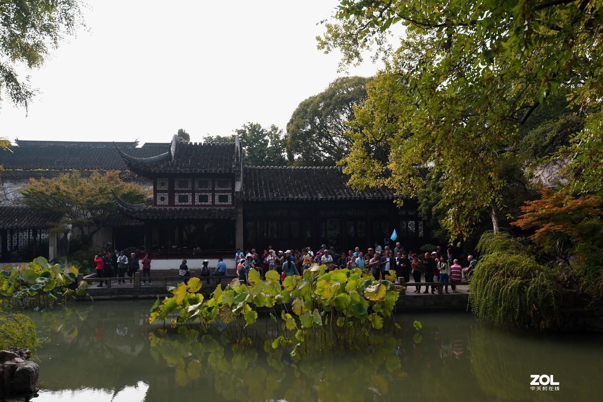 苏州留园的秋色