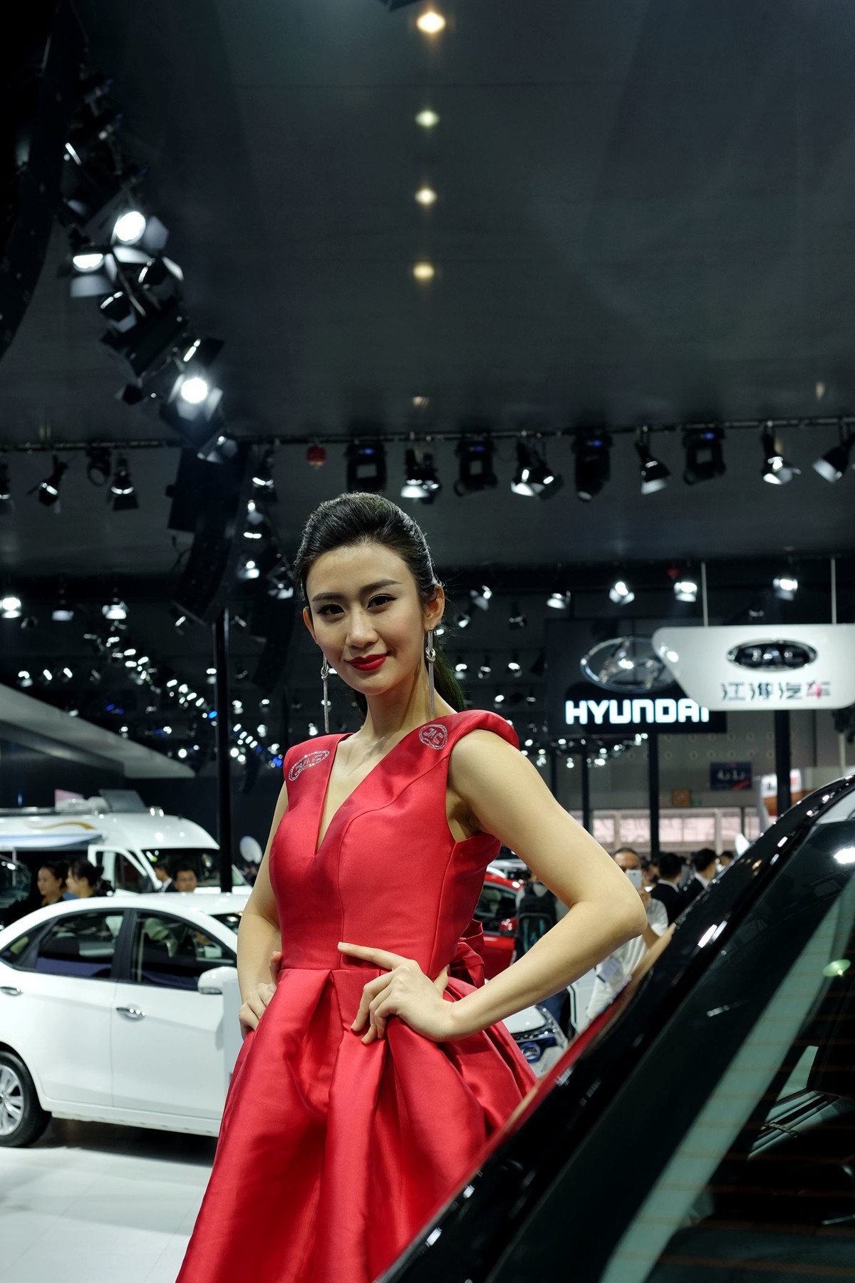 2016广州车展的模特妹