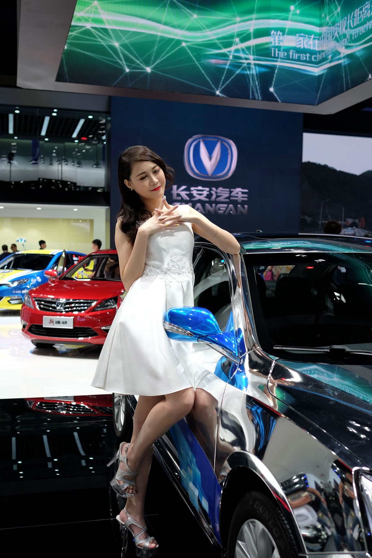 2016广州车展的模特妹