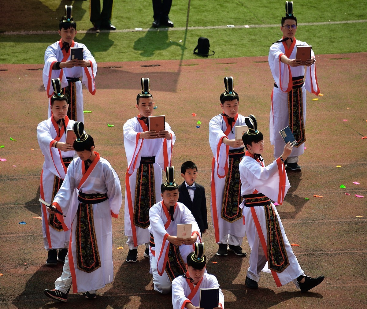 烟台南山学院东海校区运动会开幕式