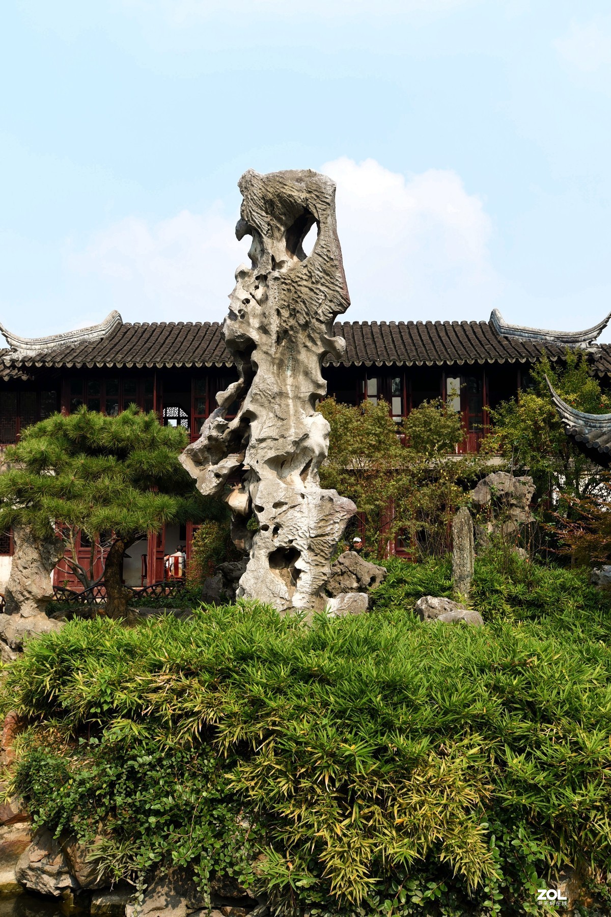 苏州留园的秋色