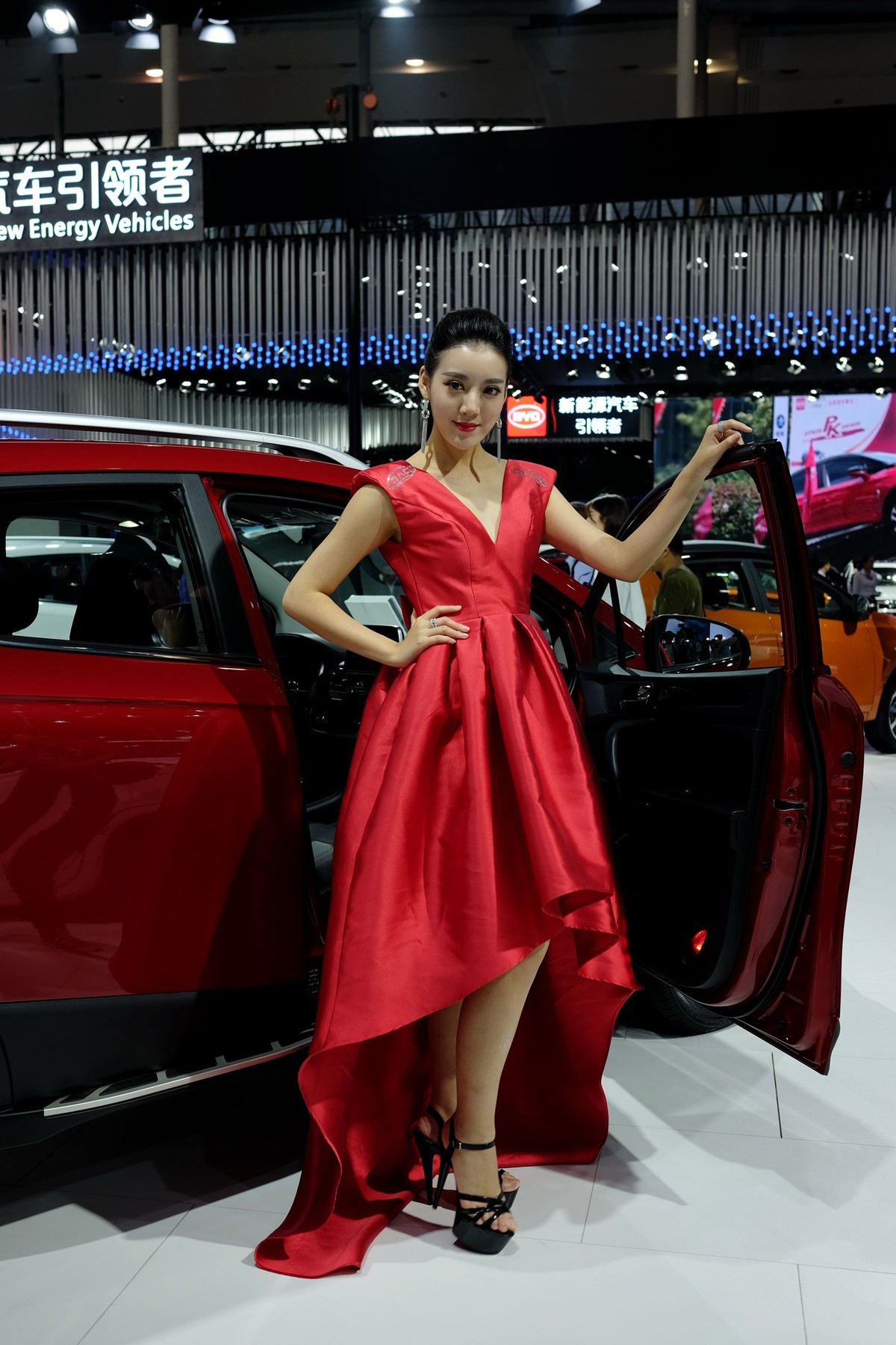2016广州车展的模特妹