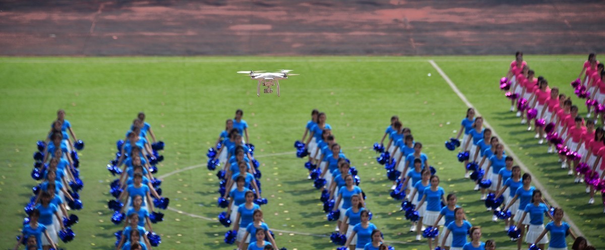 烟台南山学院东海校区运动会开幕式