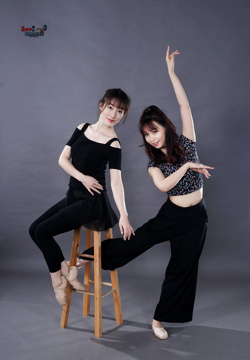 舞蹈闺蜜晴儿小白