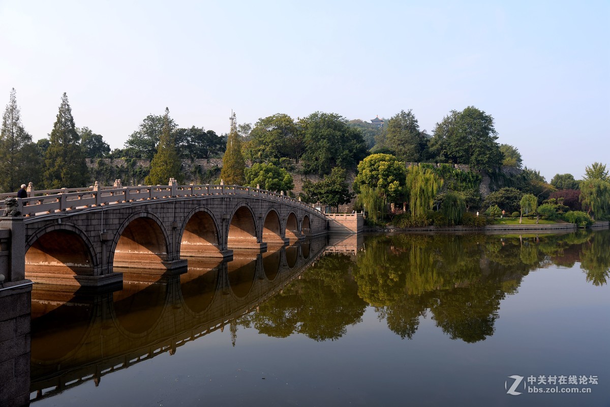 重阳节南京狮子山下“卢龙湖”一组，