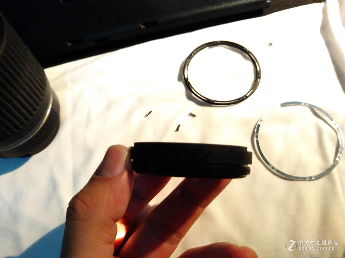 DAL55-300镜头清理霉丝（前镜组）