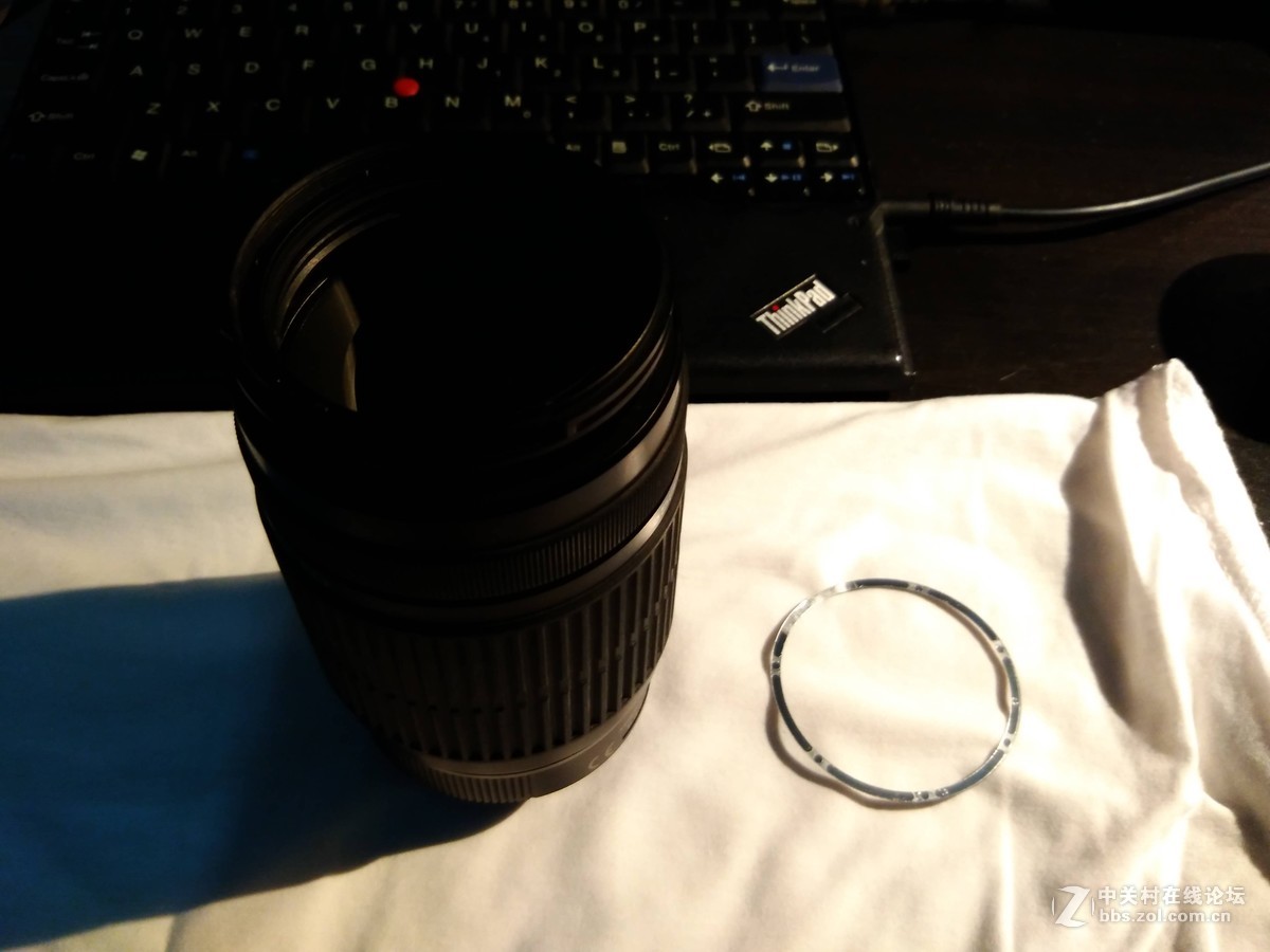 DAL55-300镜头清理霉丝（前镜组）