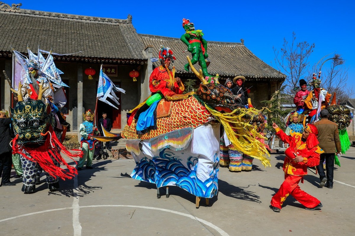 国家级非物质文化遗产——山西稷山阳城高跷走shou