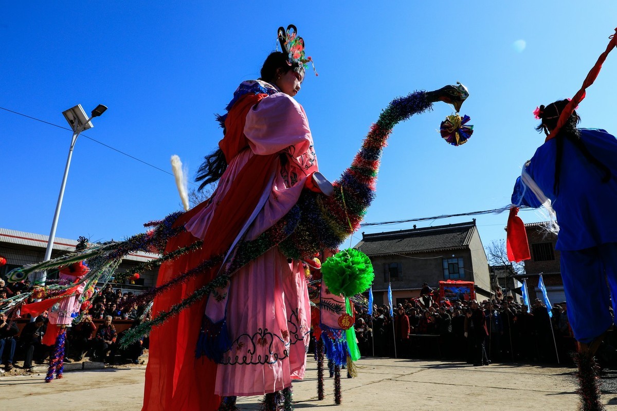 国家级非物质文化遗产——山西稷山阳城高跷走shou