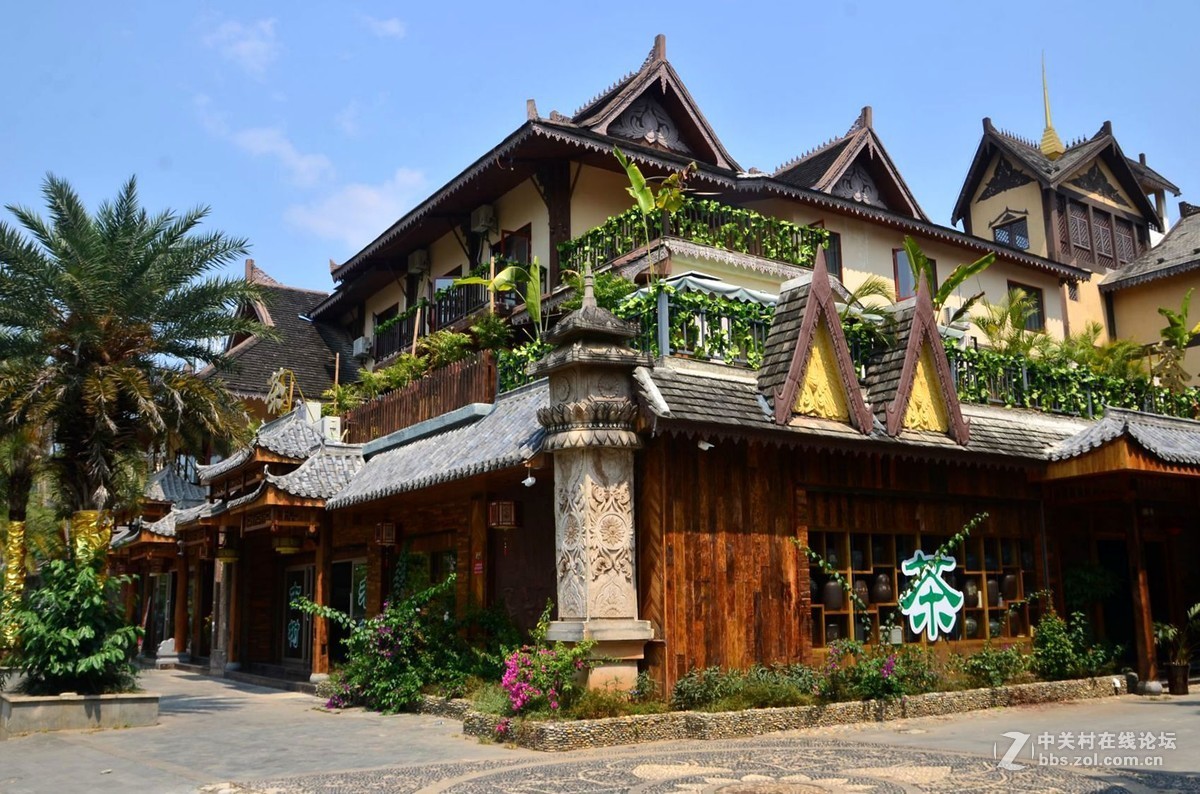 西双版纳曼景籣古城泰国街