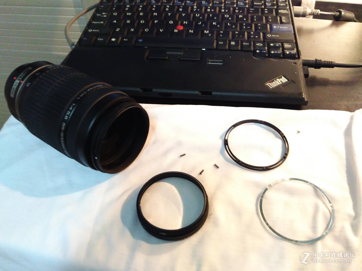 DAL55-300镜头清理霉丝（前镜组）