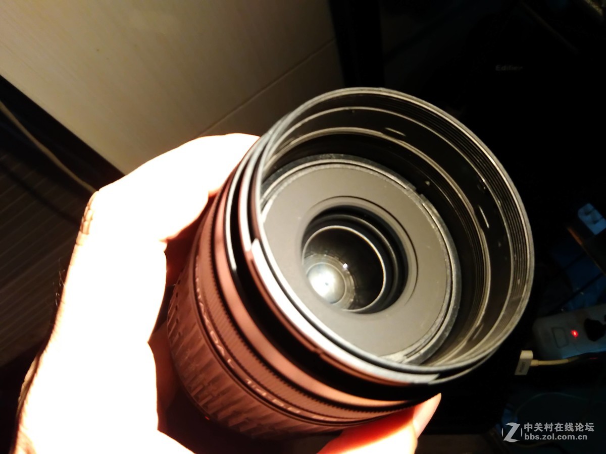 DAL55-300镜头清理霉丝（前镜组）