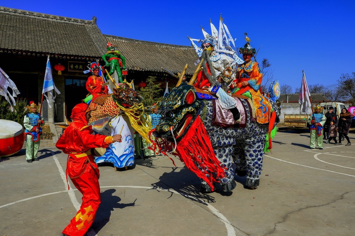 国家级非物质文化遗产——山西稷山阳城高跷走shou