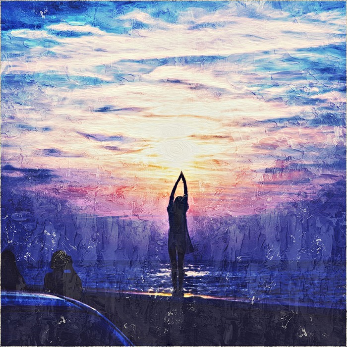 PS怎么做抽象流彩油画丙烯画效果