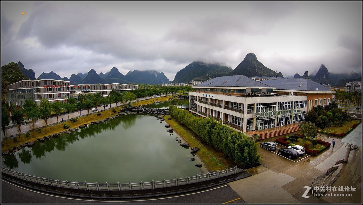 泽尼塔尔鱼眼-------烟雨校园