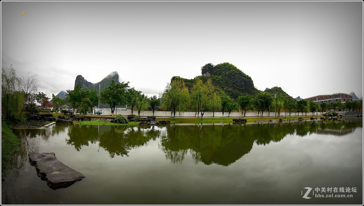 泽尼塔尔鱼眼-------烟雨校园