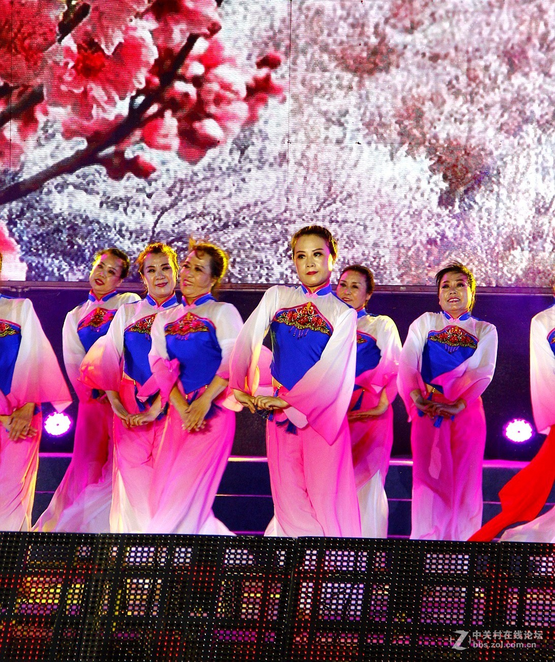 歌舞：桃花红杏花白.