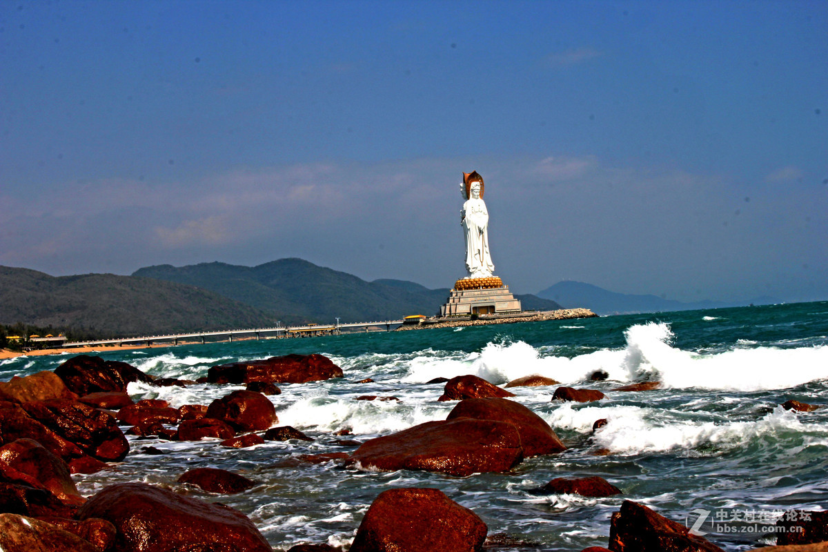 南海观音远景